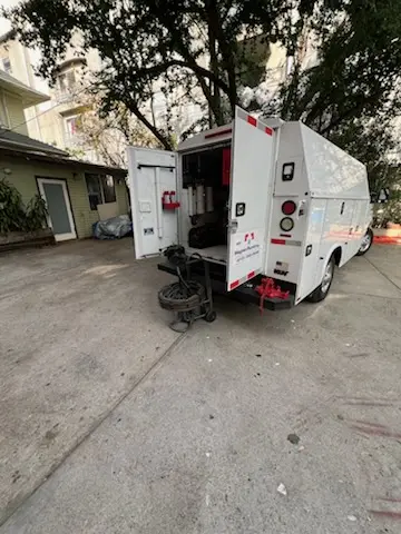 Magnet Plumbing service vehicle on-site for Water Heater Repair in Debary Plantation